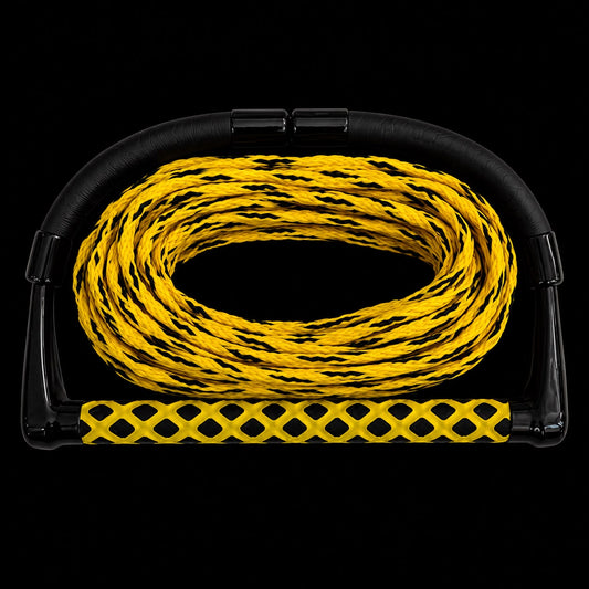 Water Ski rope 23m Yellow/Black