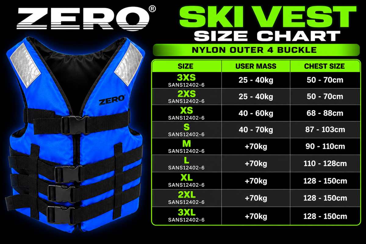 Zero Ski Vest Nylon Blue