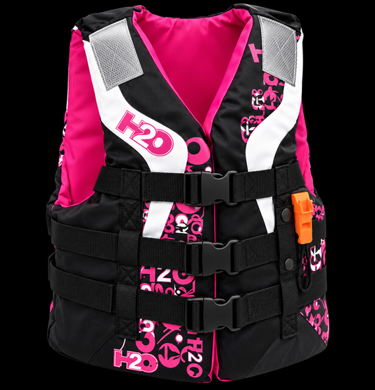 H2O DYNAMIX SKI VEST - PINK Junior Only