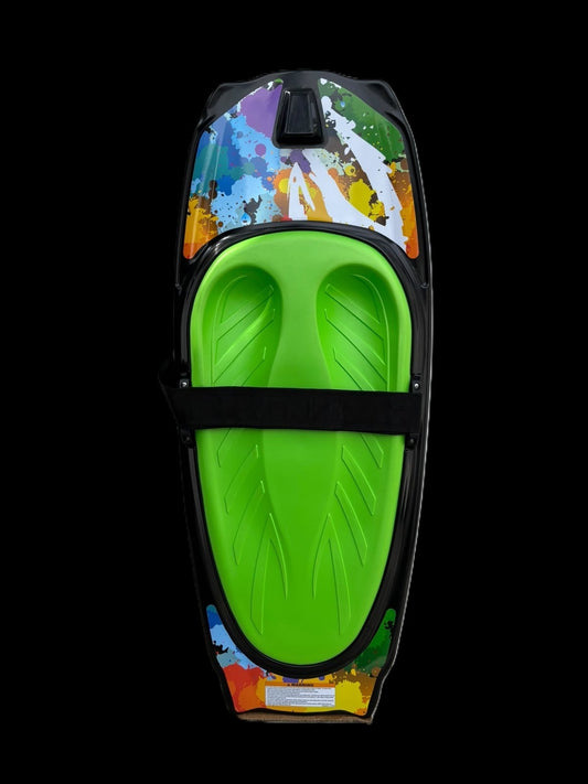 Knee Board - Standard size Black/Green