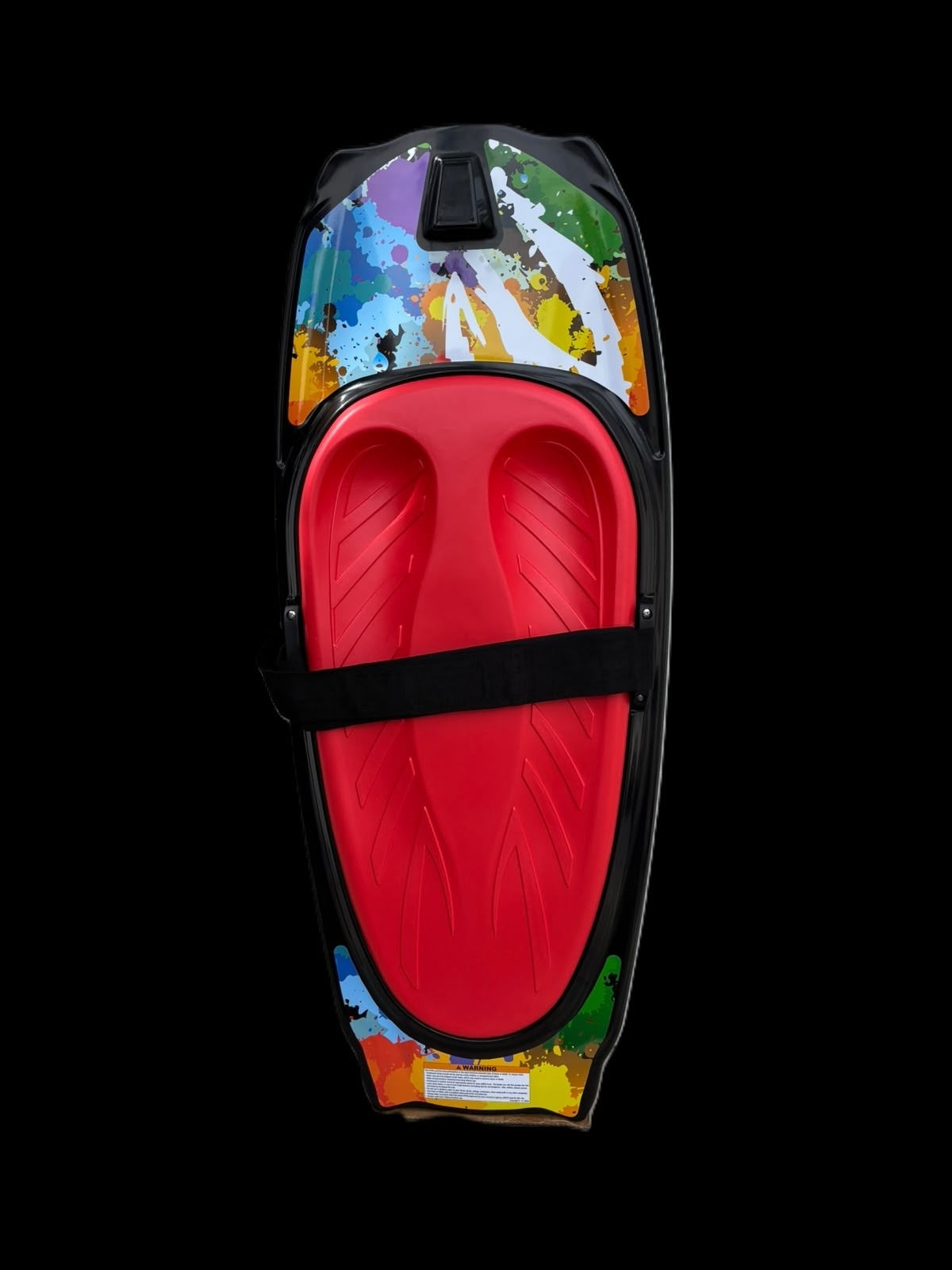 Knee Board - Standard size Black/Red